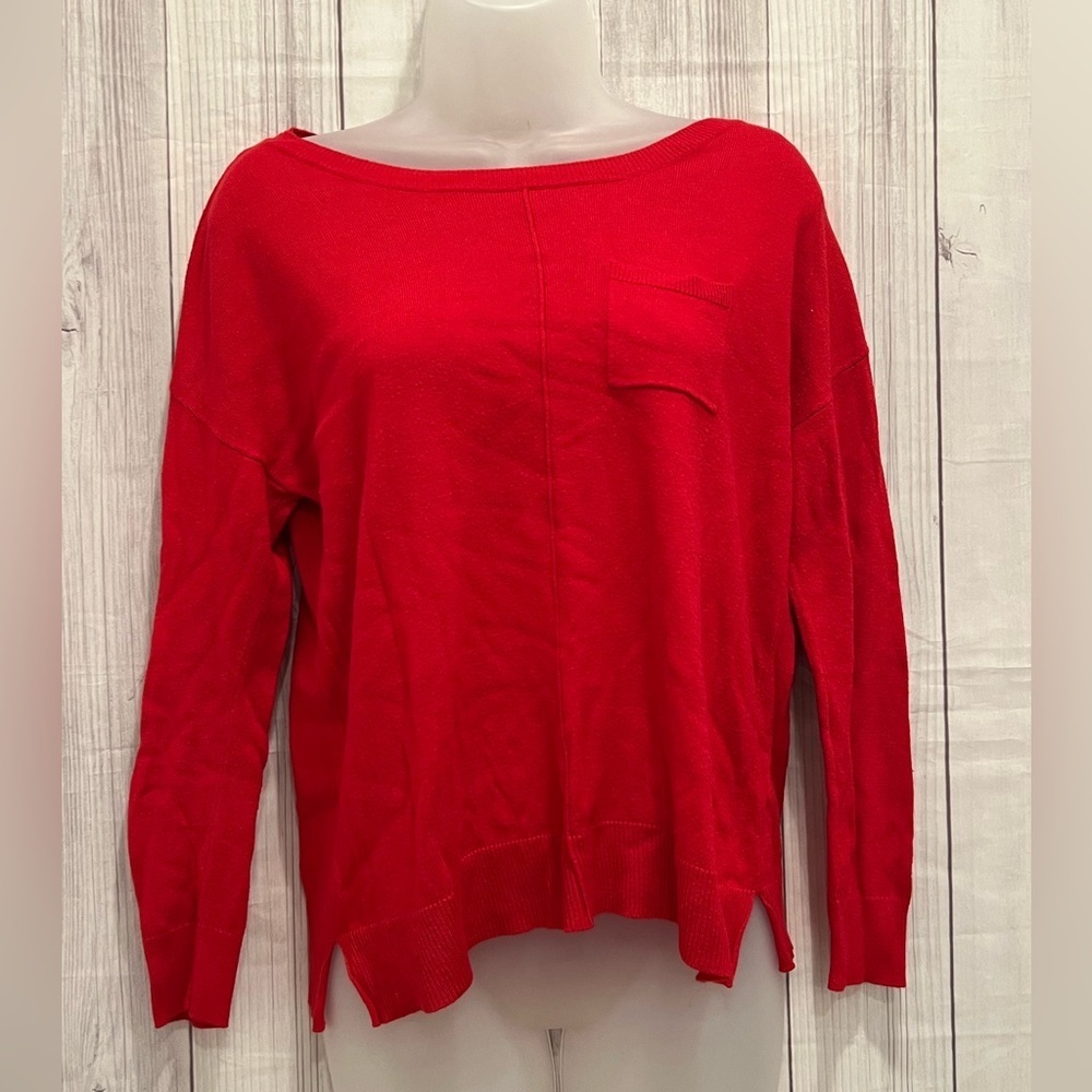 Woman red sweater / size S